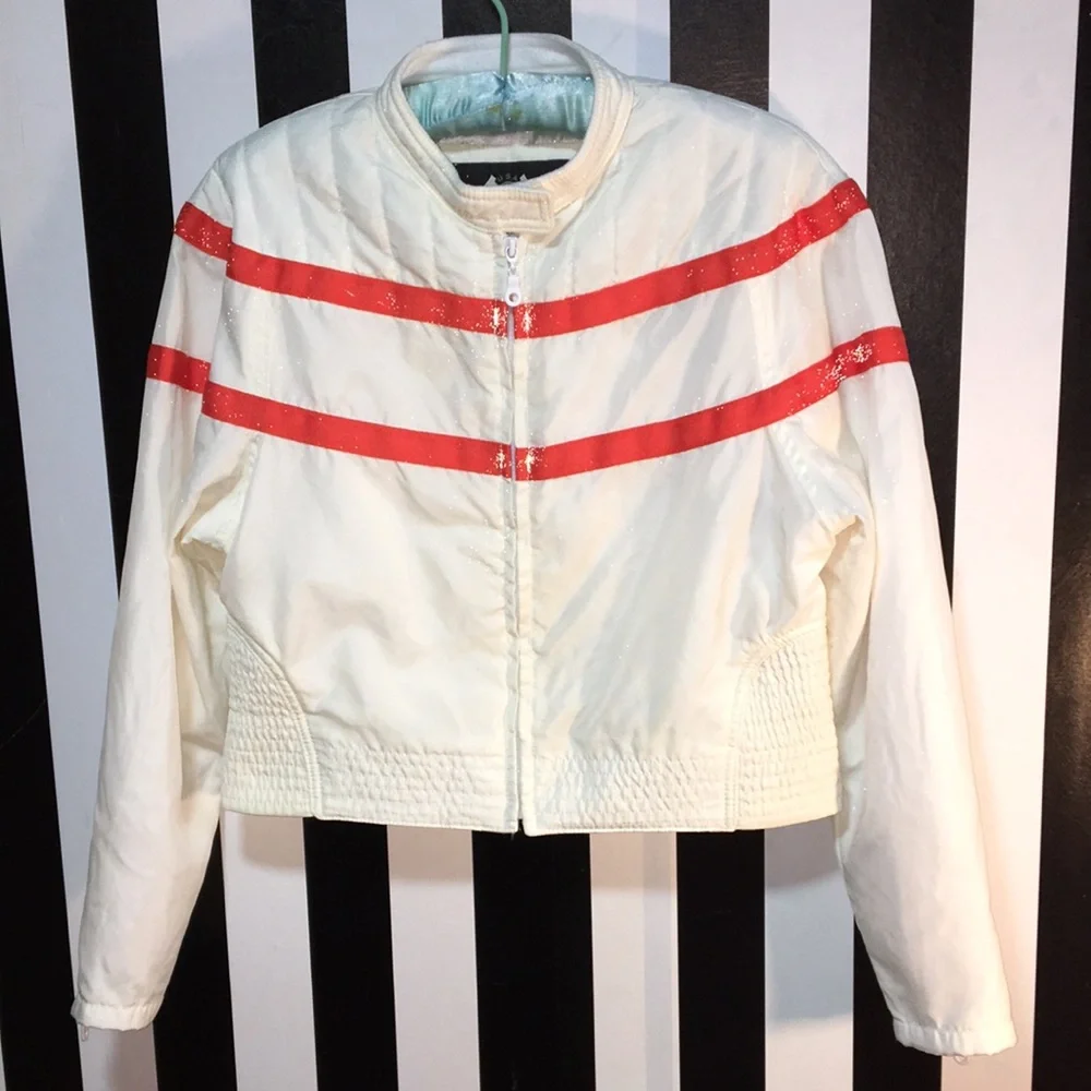 1990s y2k Lightweight Nylon Biker Motorcycle Riding Jacket Woman’s Small 2/4 - Picture 6 of 13